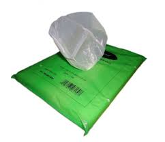 6x8 - 8mic White H.D Bags