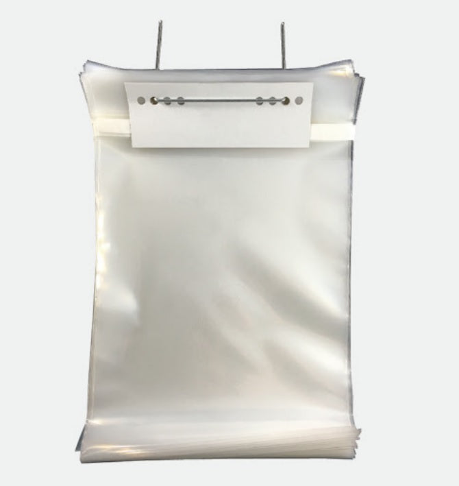12x18 Wicketted - 100g Poly Bags (305x457mm - 25mu)