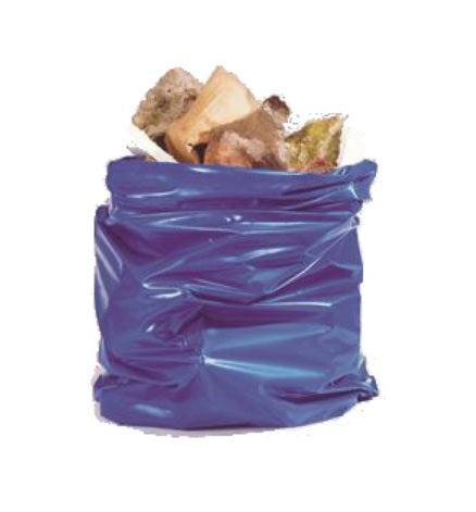 18x29x39 - Med Blue Refuse Sacks 100% Recycled