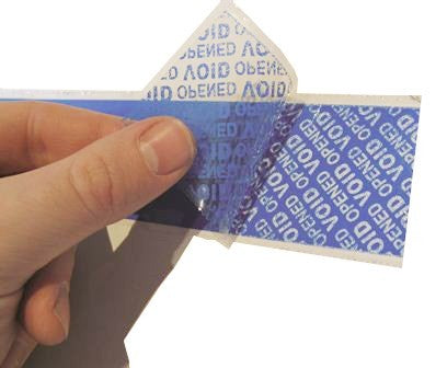 50mmx50m - Tamper Evident Tape - Blue