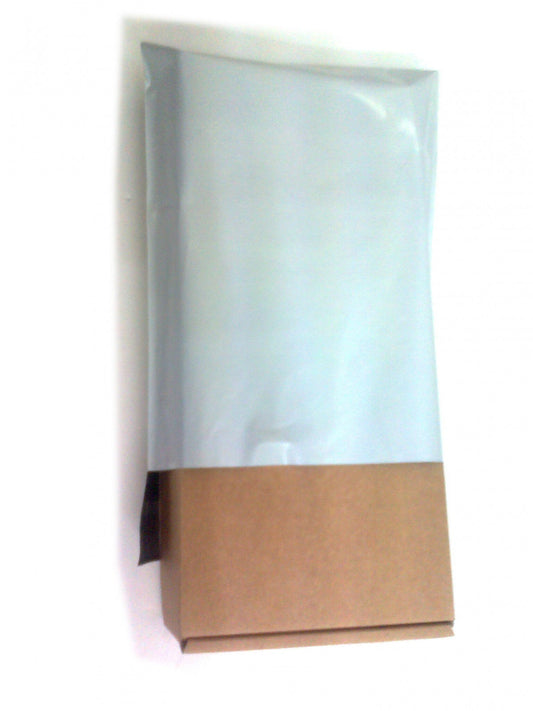 No1 9x12.5+2 - 220g Grey Opaque Poly Mailers (225+318mm - 55mic)